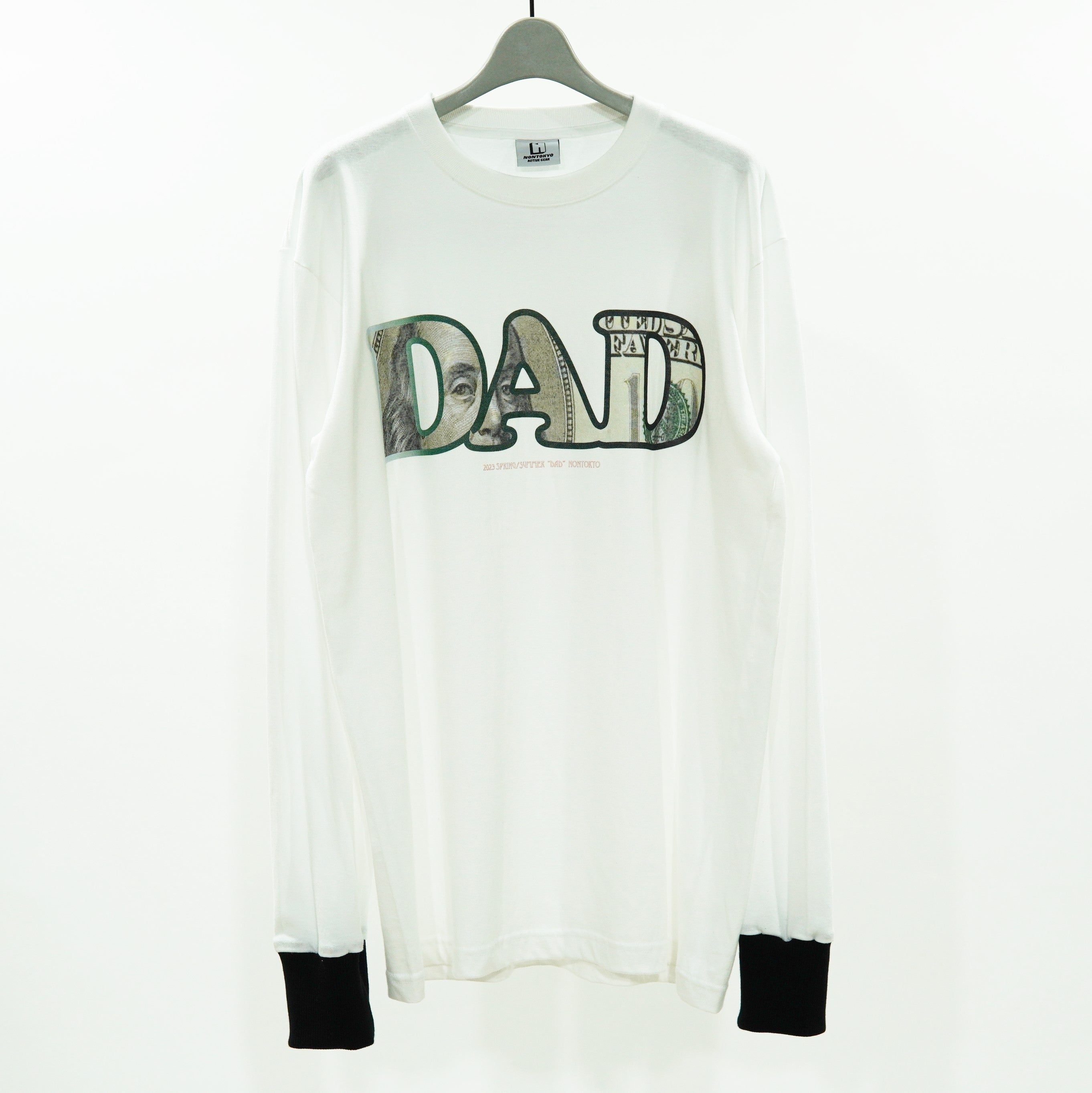 NON TOKYO / GRAPHIC LONG PRINT T-SHIRT (DAD / WHITE)