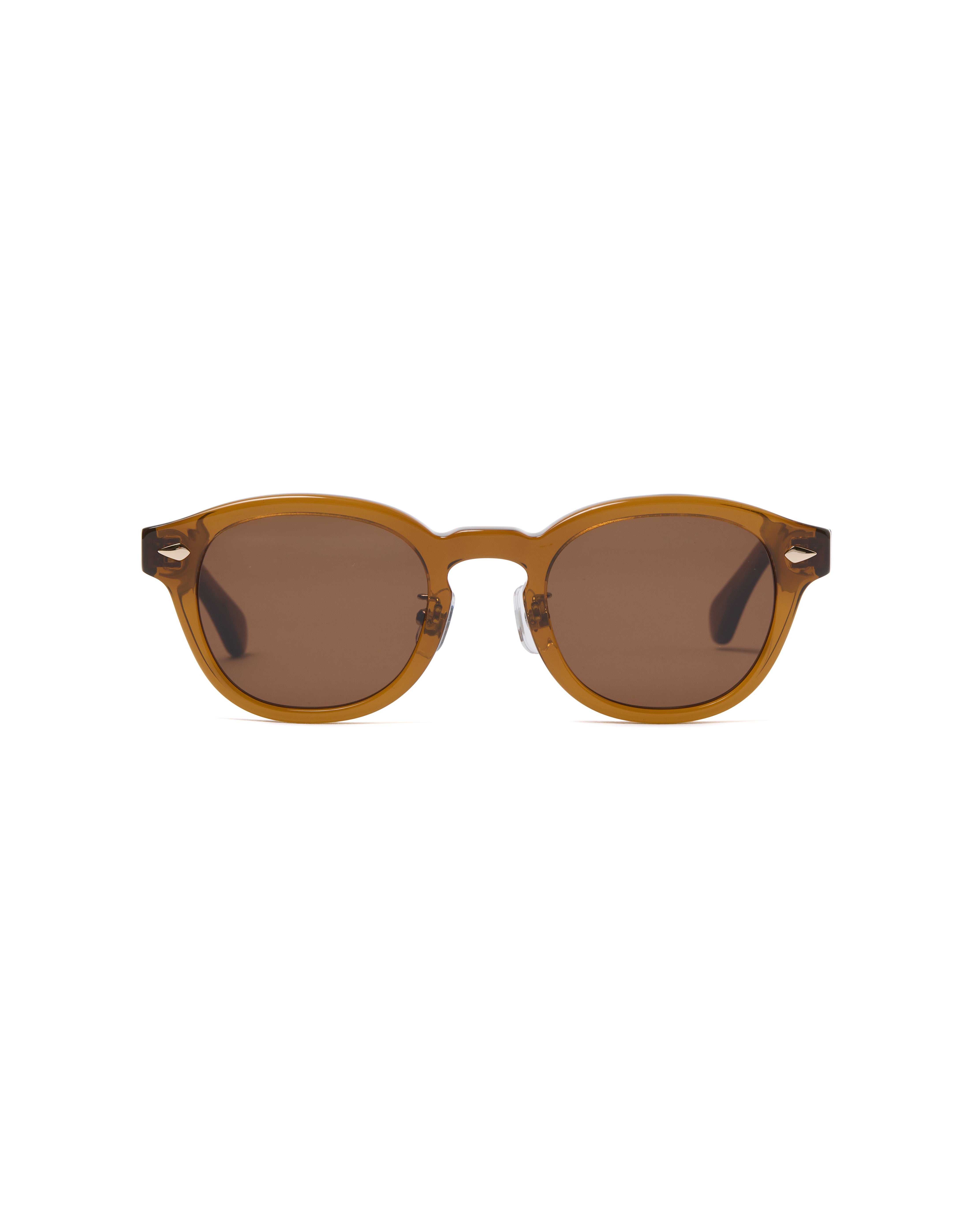 ROUND FRAME SUNGLASS (BROWN) – NONTOKYO