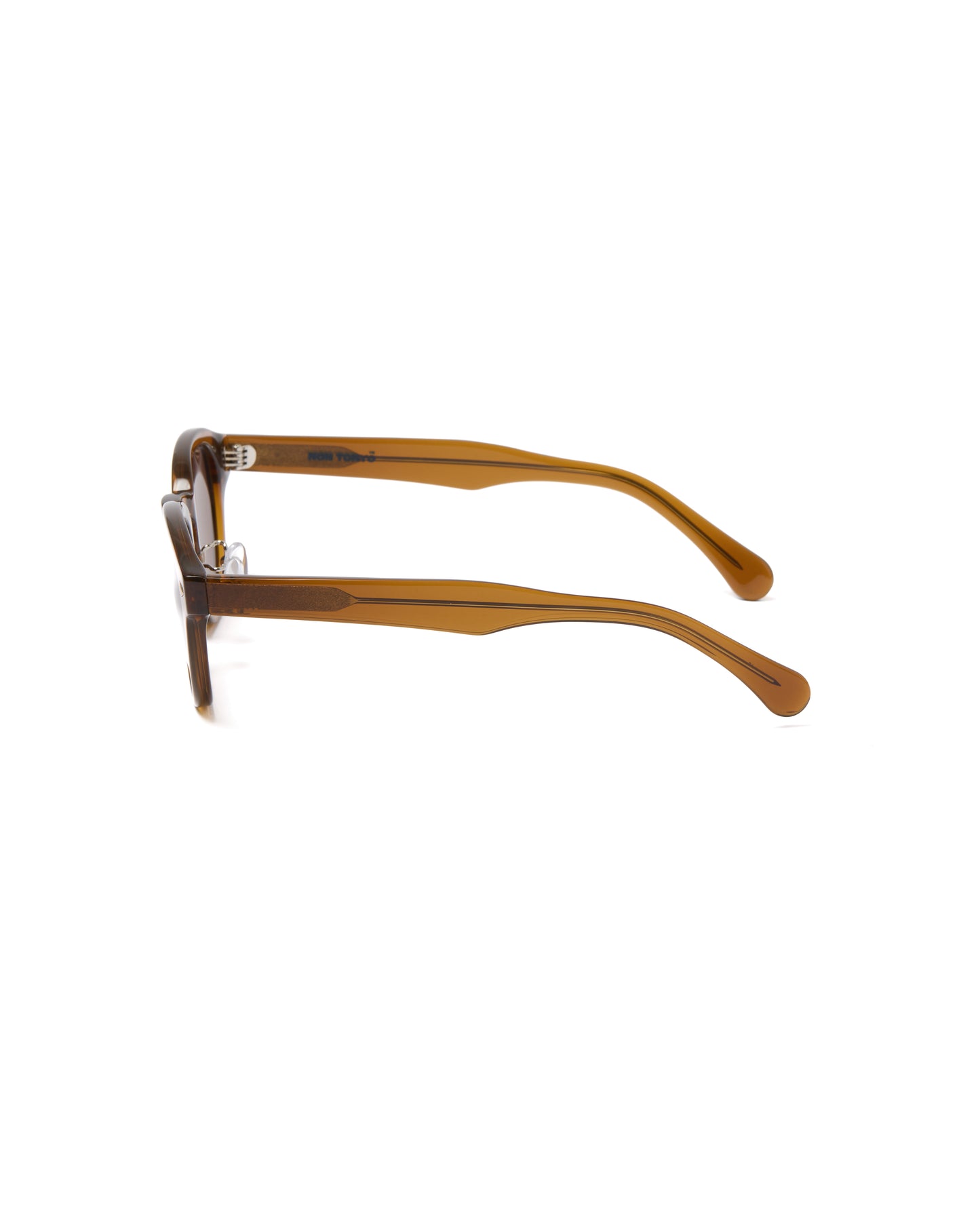 ROUND FRAME SUNGLASS (BROWN)