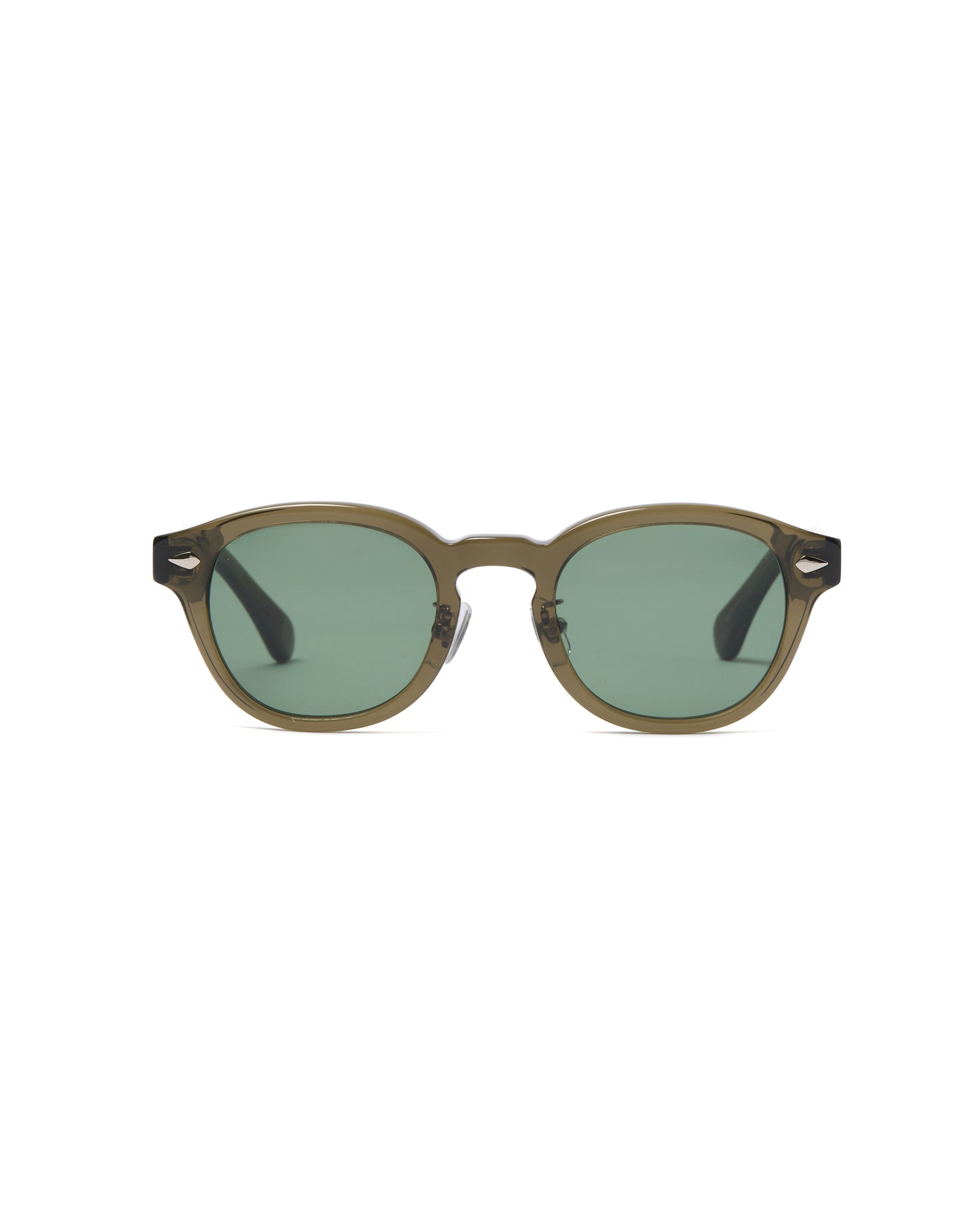 ROUND FRAME SUNGLASS (GREEN)