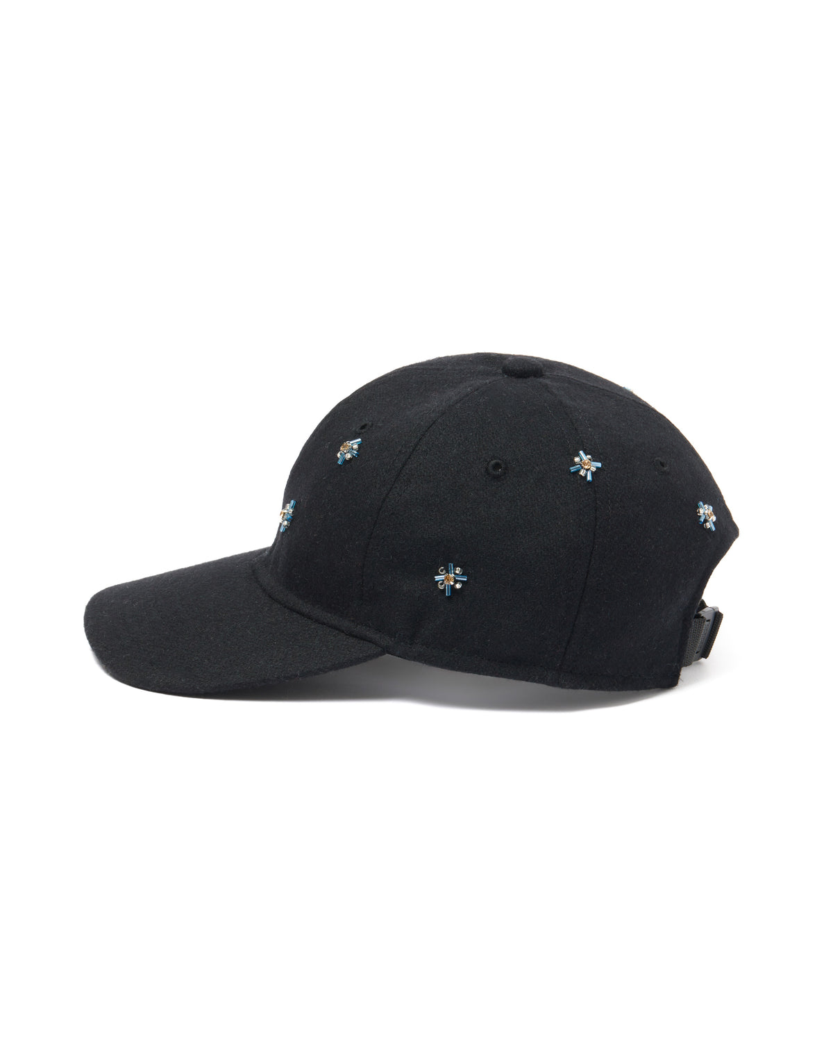 BIJOU WOOL CAP (BLACK)