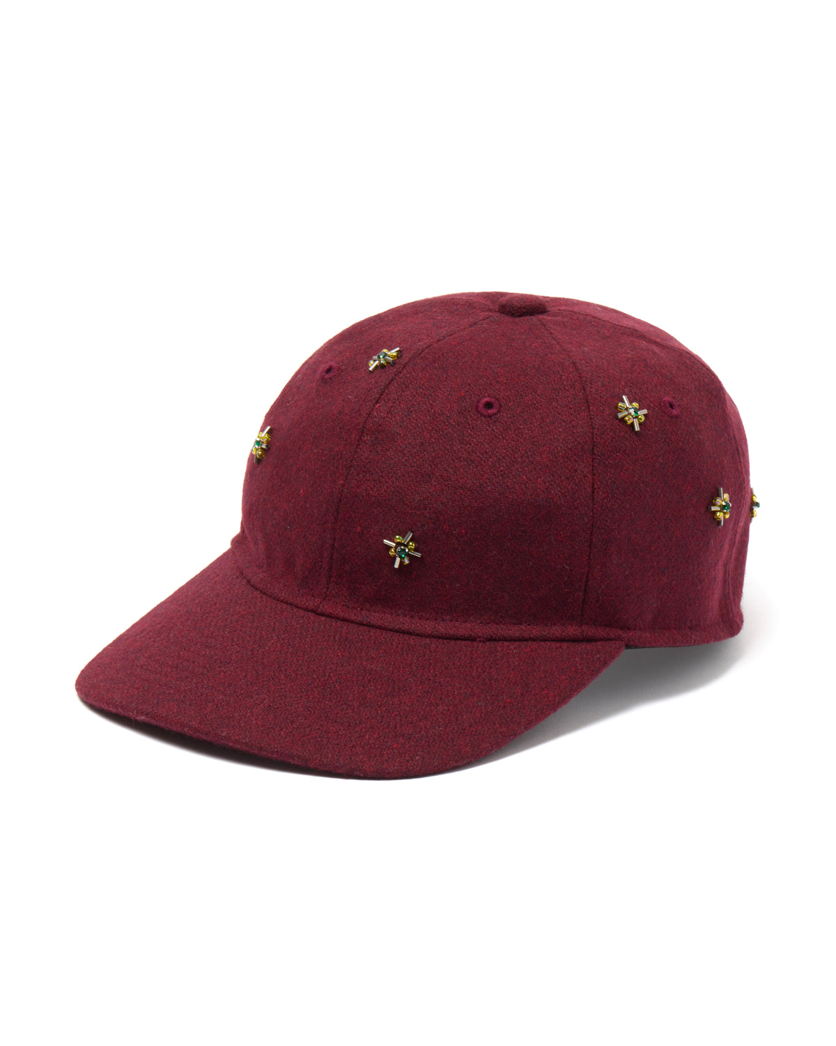 BIJOU WOOL CAP (WINE)