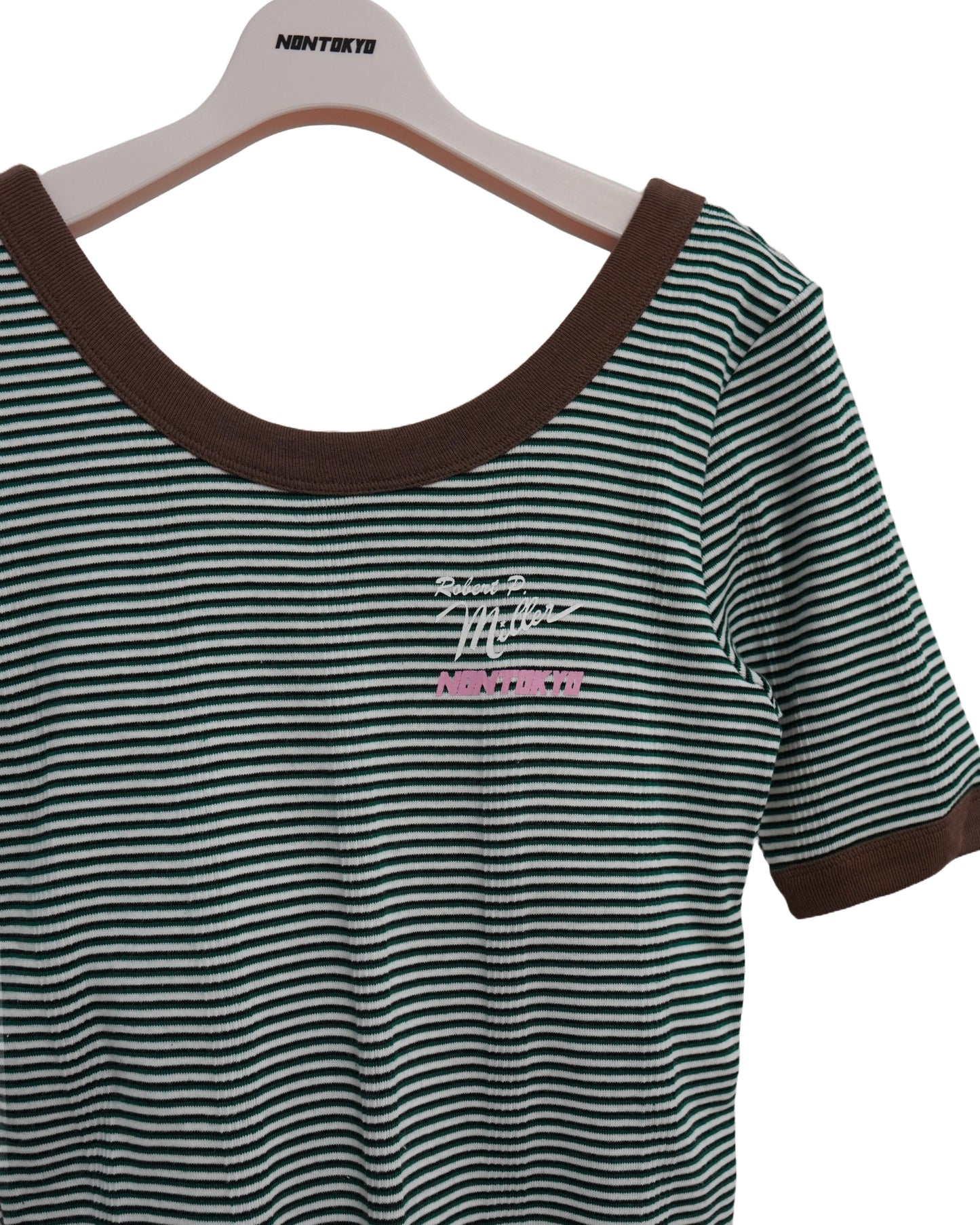 NON TOKYO x Robert P. miller / BORDER T-SHIRT [CUP IN] / GREEN