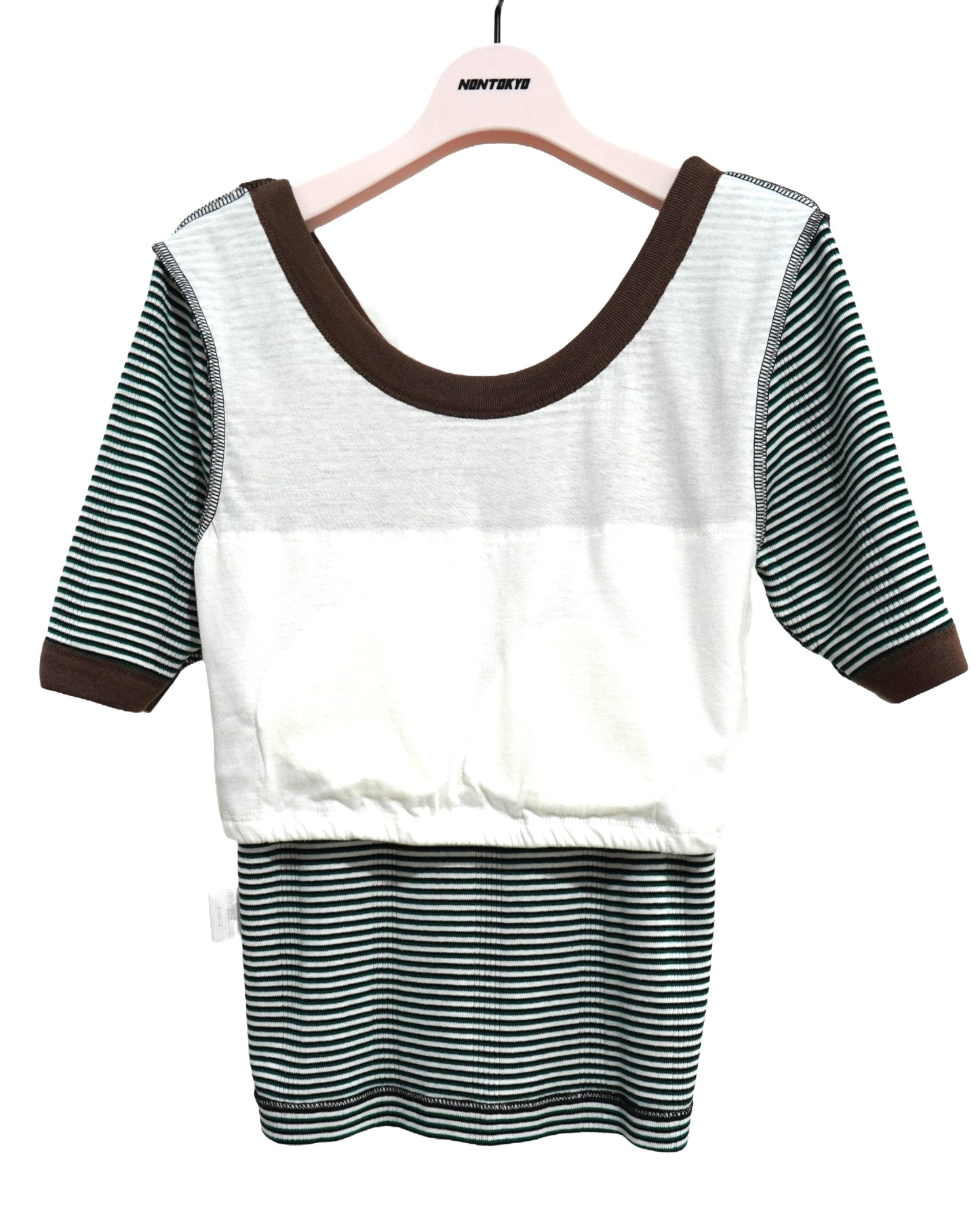 NON TOKYO x Robert P. miller / BORDER T-SHIRT [CUP IN] / GREEN