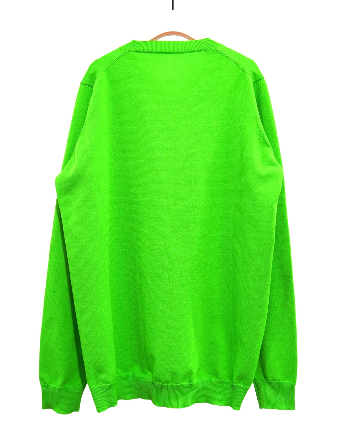 NON TOKYO / PRINT V-NECK KNIT (NEON GREEN) / &lt;NON TOKYO&gt; Print V-neck knit (neon green)