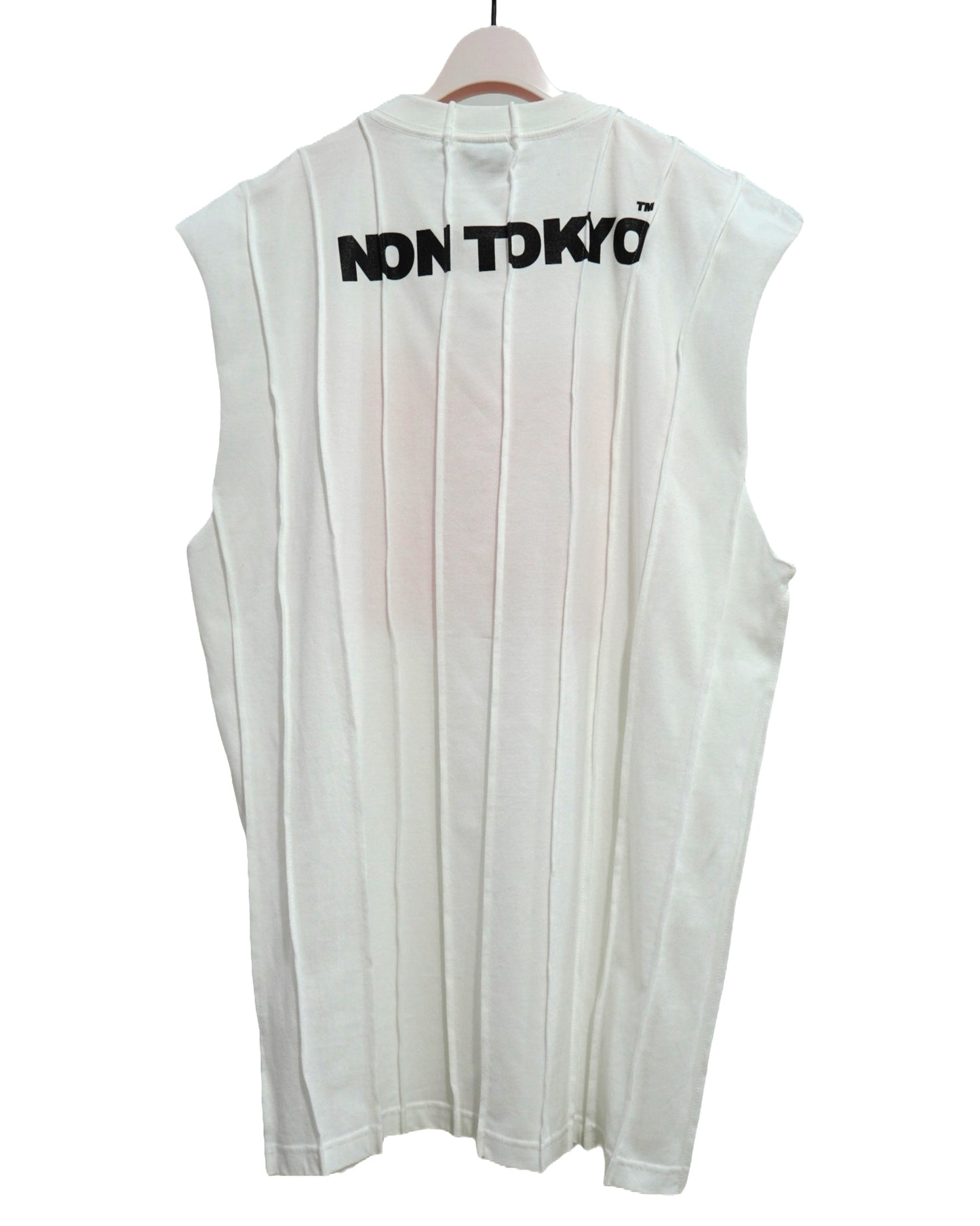 NON TOKYO /  PIN TUCK C/S (BASKETBALL / WHITE) / 〈ノントーキョー〉ピンタックカットソー (バスケットボール / ホワイト)