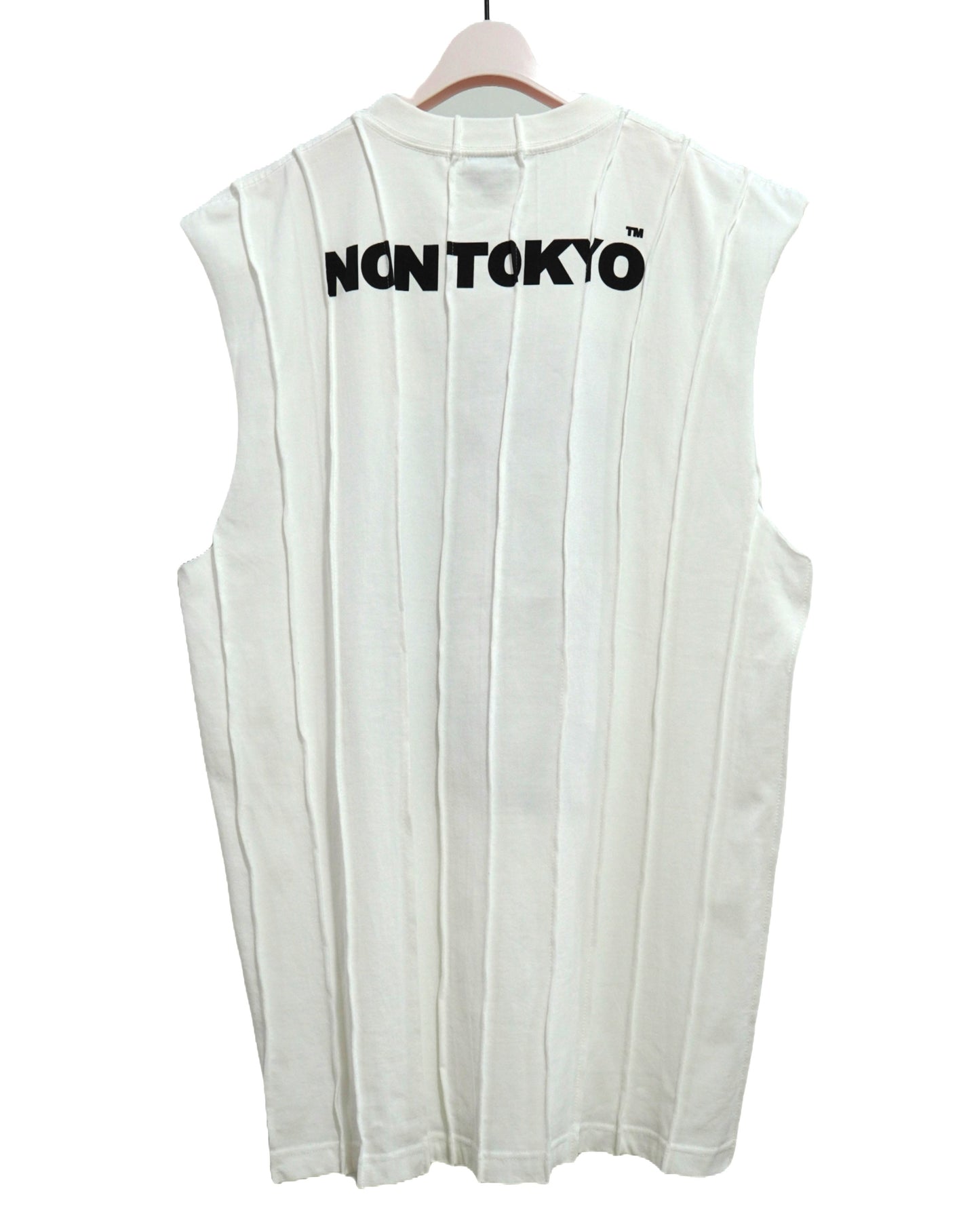 NON TOKYO /  PIN TUCK C/S (SIGNBOARD / WHITE) / 〈ノントーキョー〉ピンタックカットソー (看板 / ホワイト)