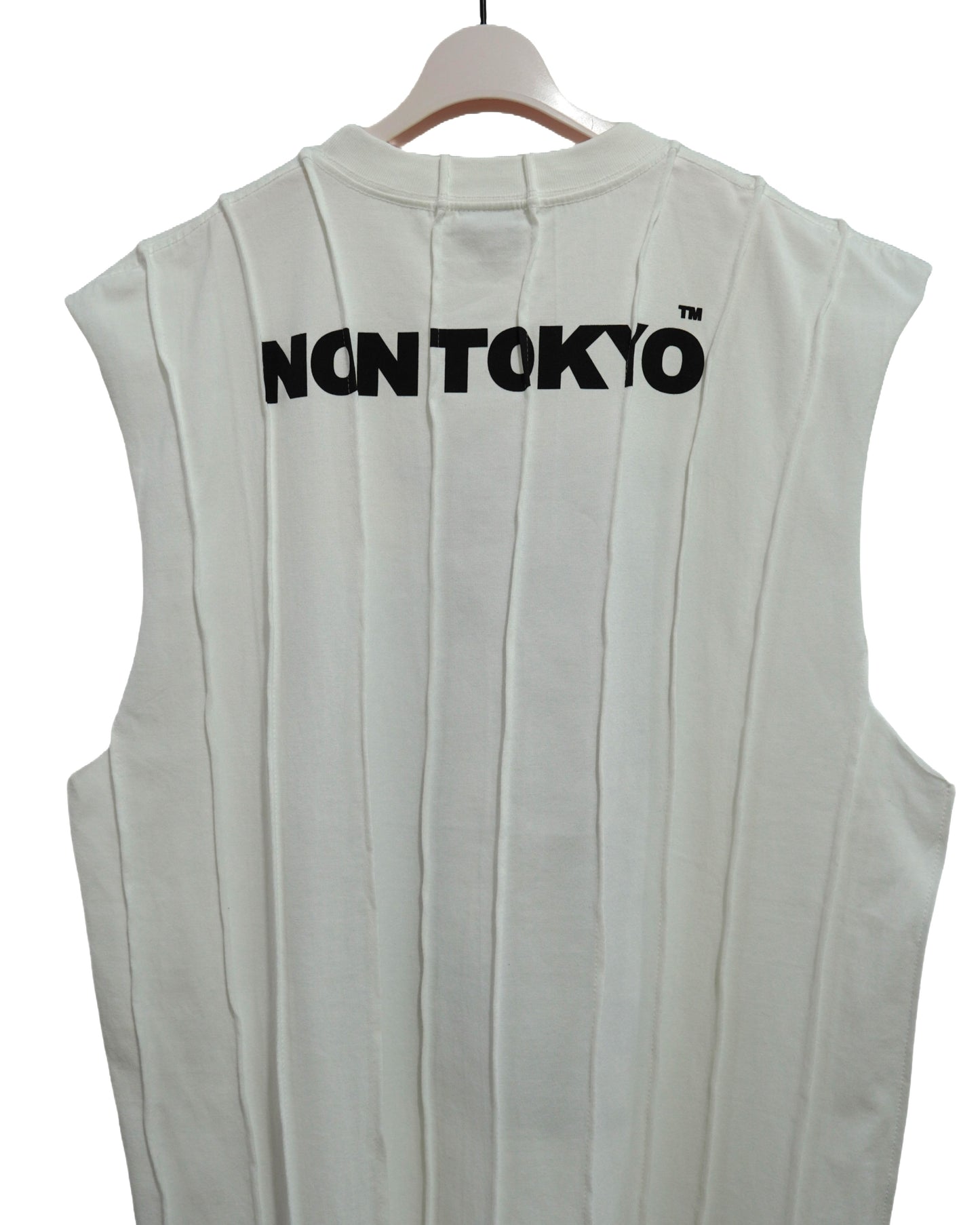NON TOKYO /  PIN TUCK C/S (SIGNBOARD / WHITE) / 〈ノントーキョー〉ピンタックカットソー (看板 / ホワイト)