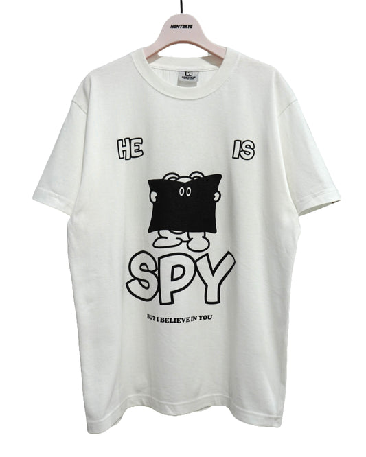 NON TOKYO /  PRINT T-SHIRT (SPY / WHITE) / 〈ノントーキョー〉プリントTシャツ (スパイ / ホワイト)