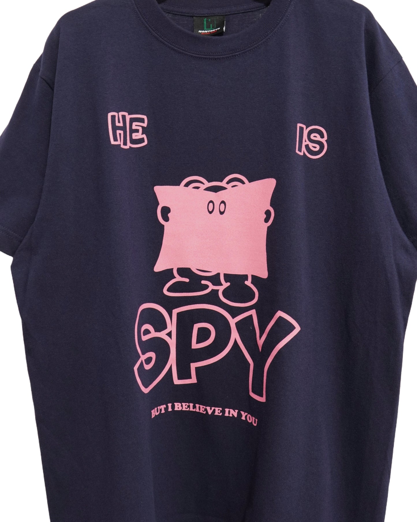 NON TOKYO /  PRINT T-SHIRT (SPY / NAVY) / 〈ノントーキョー〉プリントTシャツ (スパイ / ネイビー)