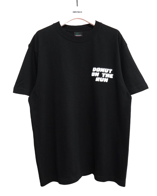 NON TOKYO /  PRINT T-SHIRT (DONUT / BLACK) / 〈ノントーキョー〉プリントTシャツ (ドーナツ / ブラック)