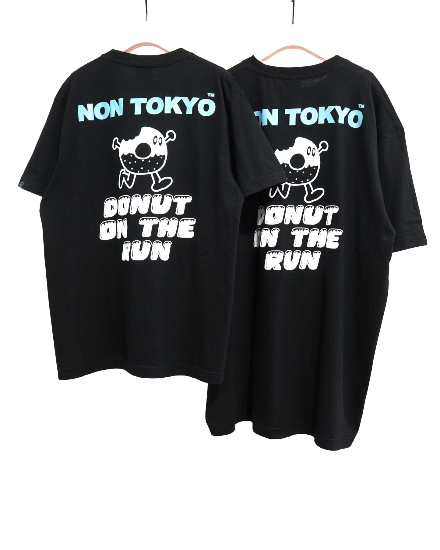 NON TOKYO /  PRINT T-SHIRT (DONUT / BLACK) / 〈ノントーキョー〉プリントTシャツ (ドーナツ / ブラック)