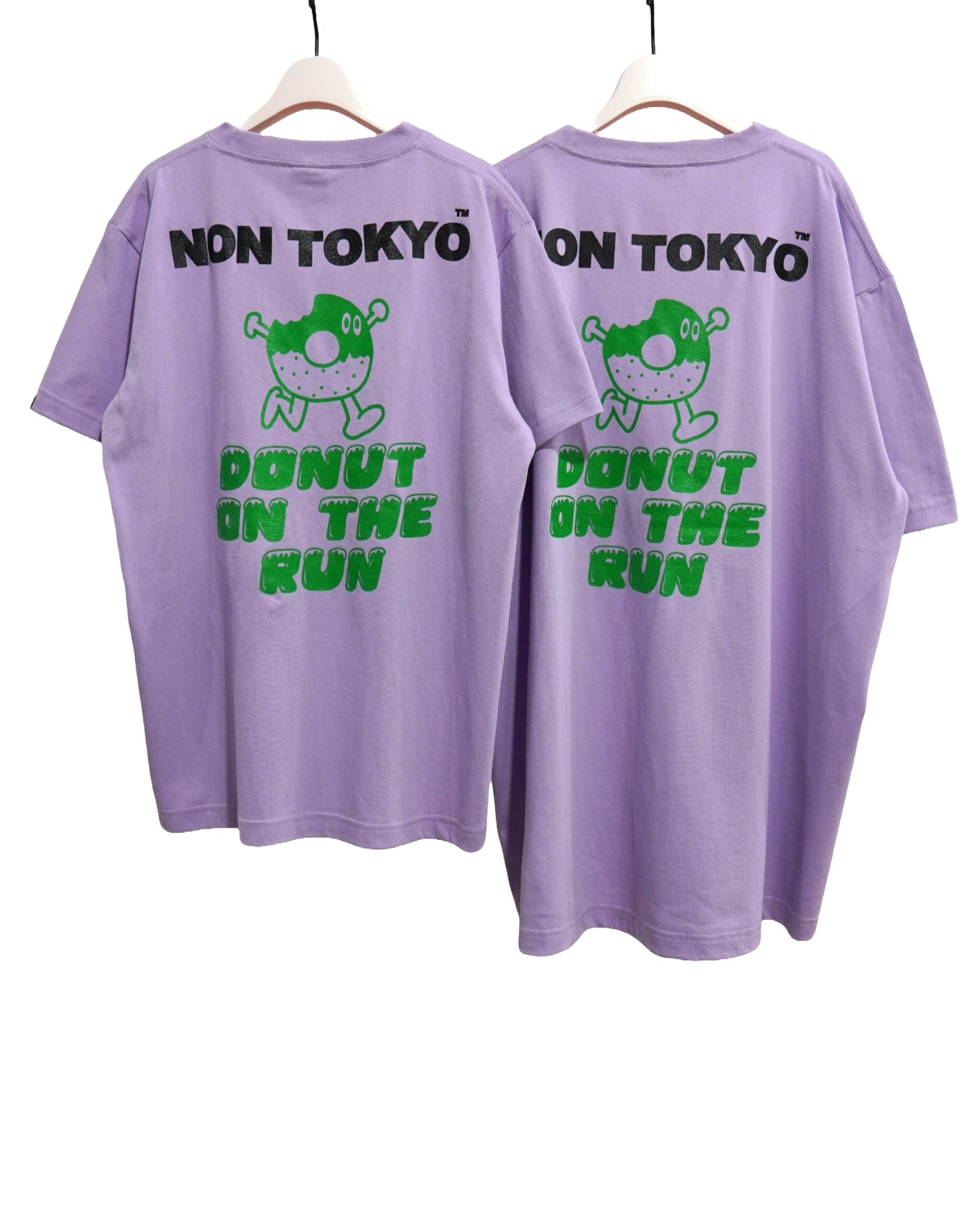 NON TOKYO /  PRINT T-SHIRT (DONUT / PURPLE) / 〈ノントーキョー〉プリントTシャツ (ドーナツ / パープル)