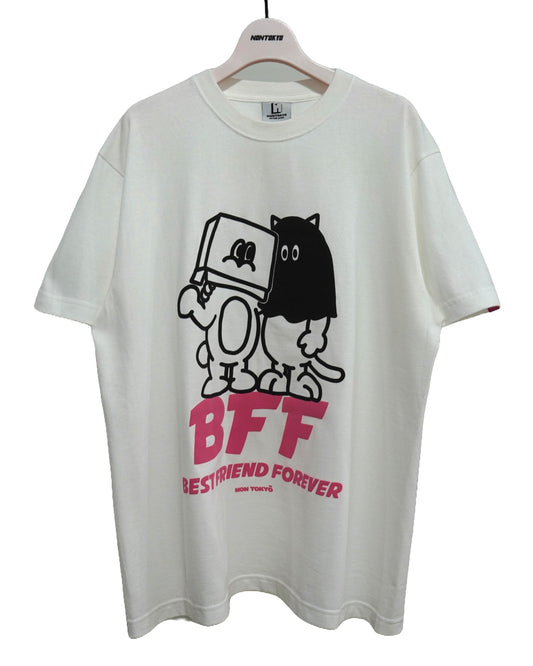 NON TOKYO /  PRINT T-SHIRT (BFF / WHITE) / 〈ノントーキョー〉プリントTシャツ (BFF / ホワイト)