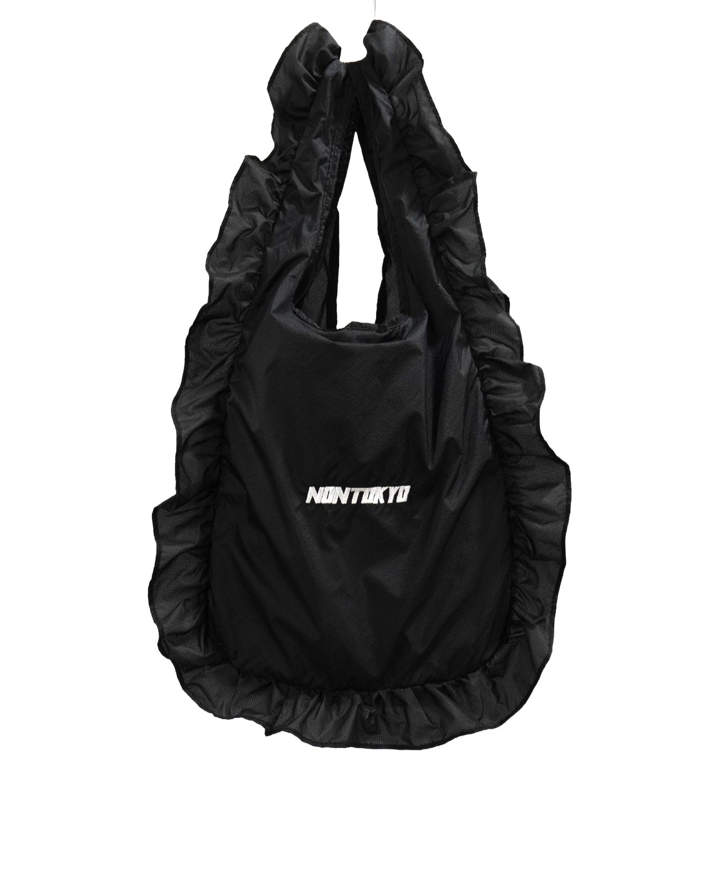 NON TOKYO /   FRILL ECO BAG (L / BLACK)