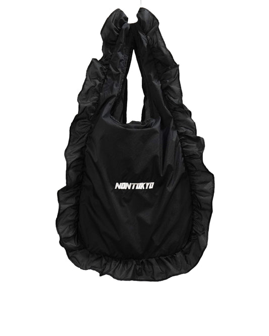 NON TOKYO / FRILL ECO BAG (L / BLACK)