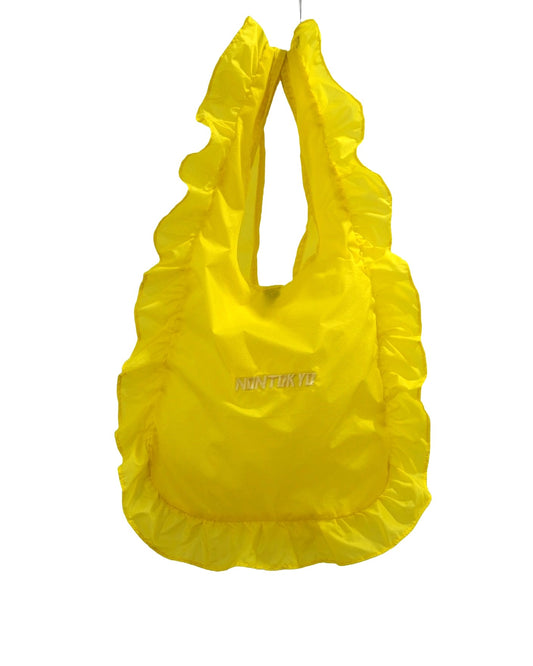 NON TOKYO / FRILL ECO BAG (L / YELLOW)