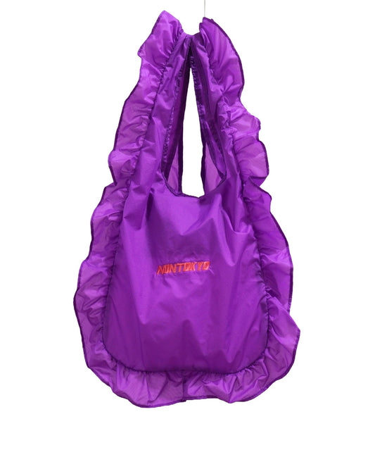 NON TOKYO /   FRILL ECO BAG (L / PURPLE)