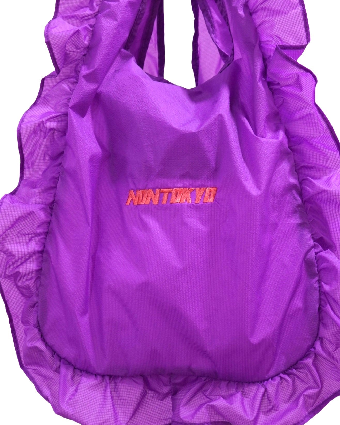 NON TOKYO / FRILL ECO BAG (L / PURPLE)