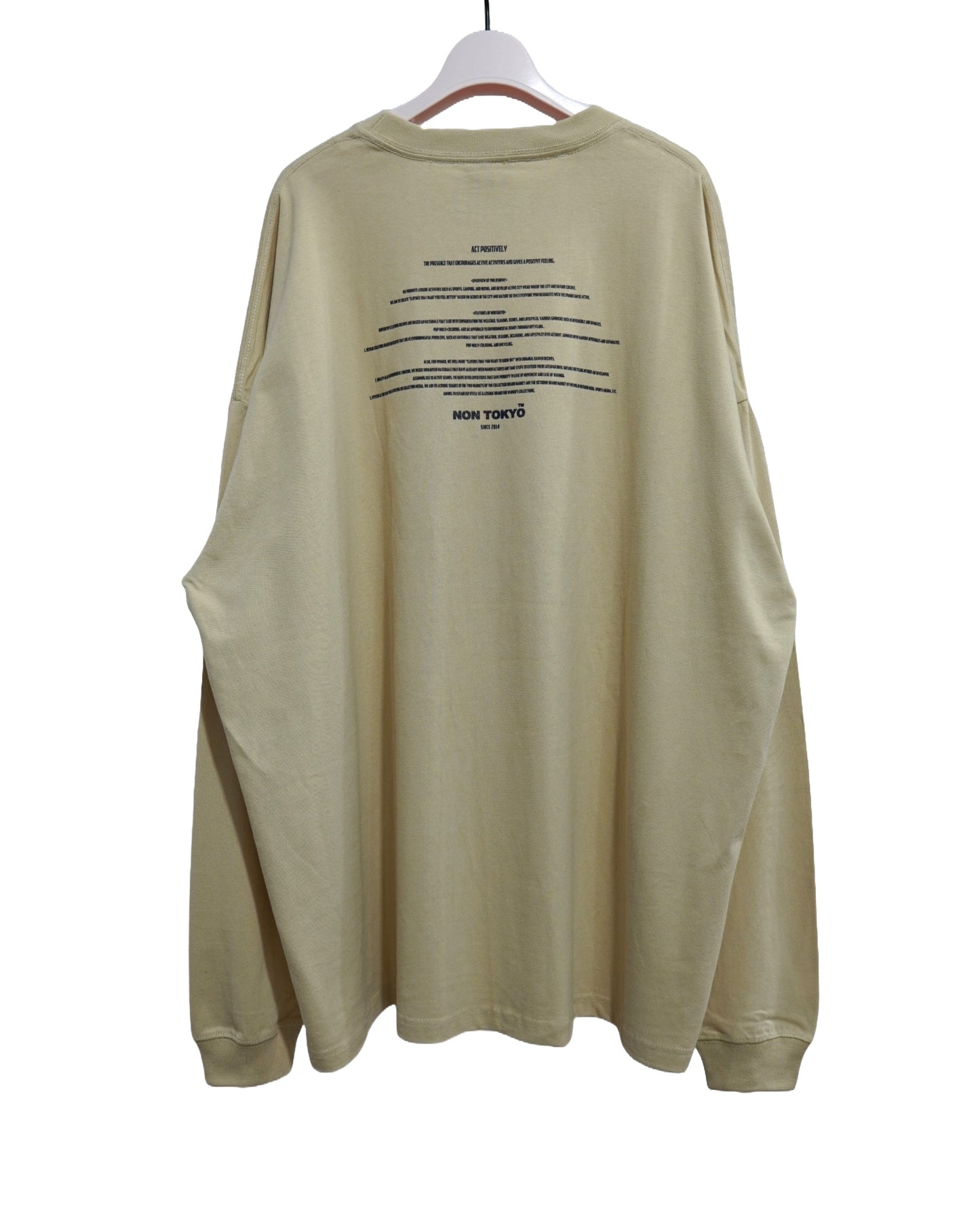 NON TOKYO / PRINT L/S T-SHIRT(LEISURE / BEIGE)