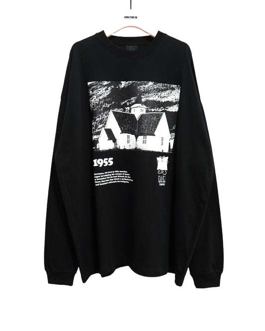 NON TOKYO / PRINT L/S T-SHIRT(HOUSE / BLACK)