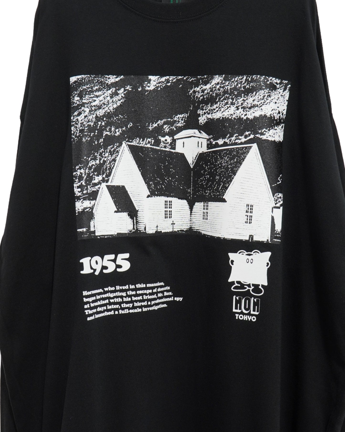 NON TOKYO / PRINT L/S T-SHIRT(HOUSE / BLACK) / &lt;NON TOKYO&gt; Printed long sleeve T-shirt (house / black)