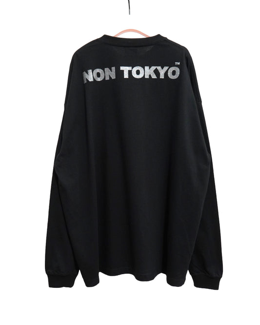 NON TOKYO / PRINT L/S T-SHIRT(HOUSE / BLACK) / 〈ノントーキョー〉プリントロングスリーブTシャツ (家 / ブラック)