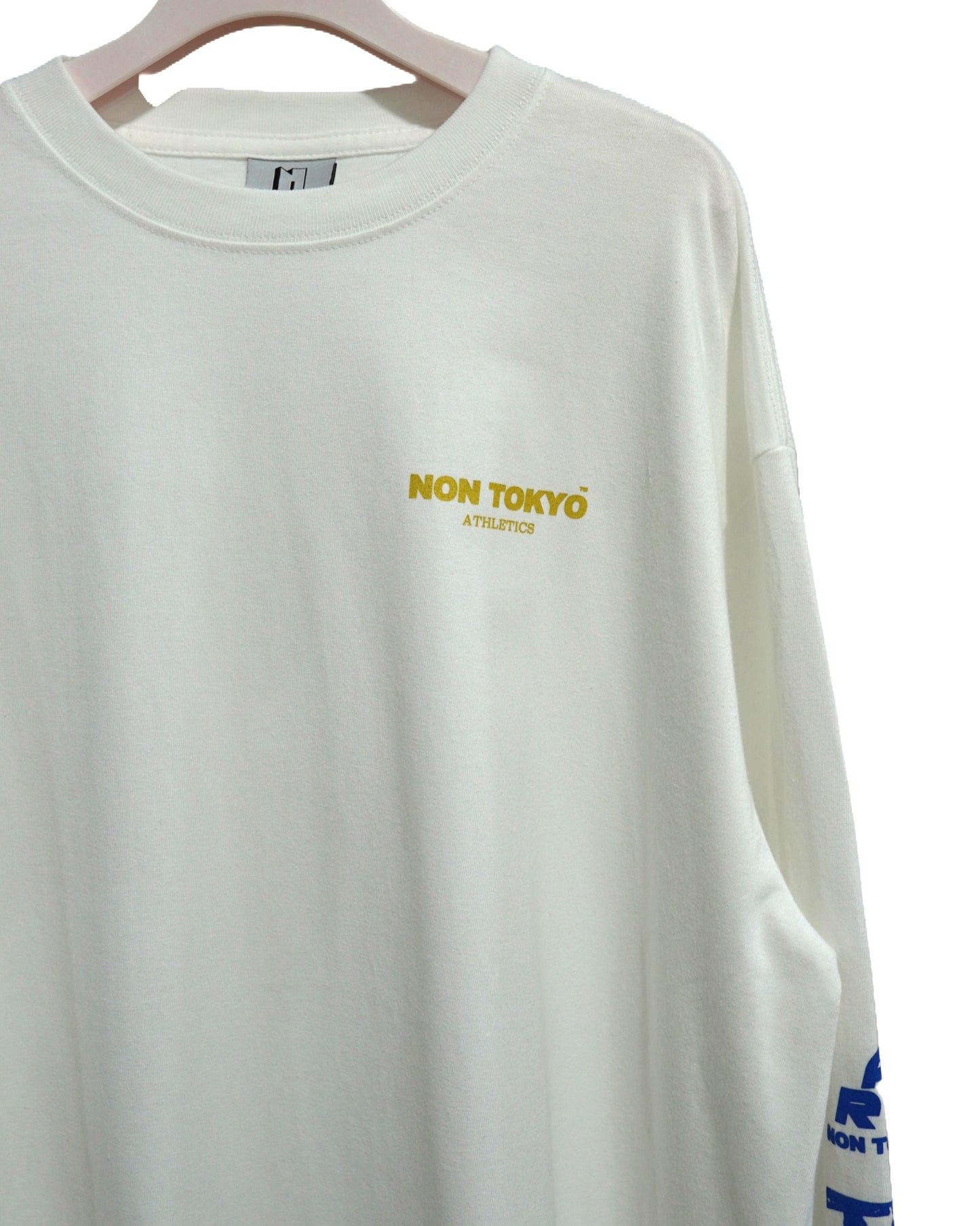 NON TOKYO /  PRINT L/S T-SHIRT (SLEEVE / WHITE ) / 〈ノントーキョー〉プリントロングスリーブTシャツ (スリーブ / ホワイト)