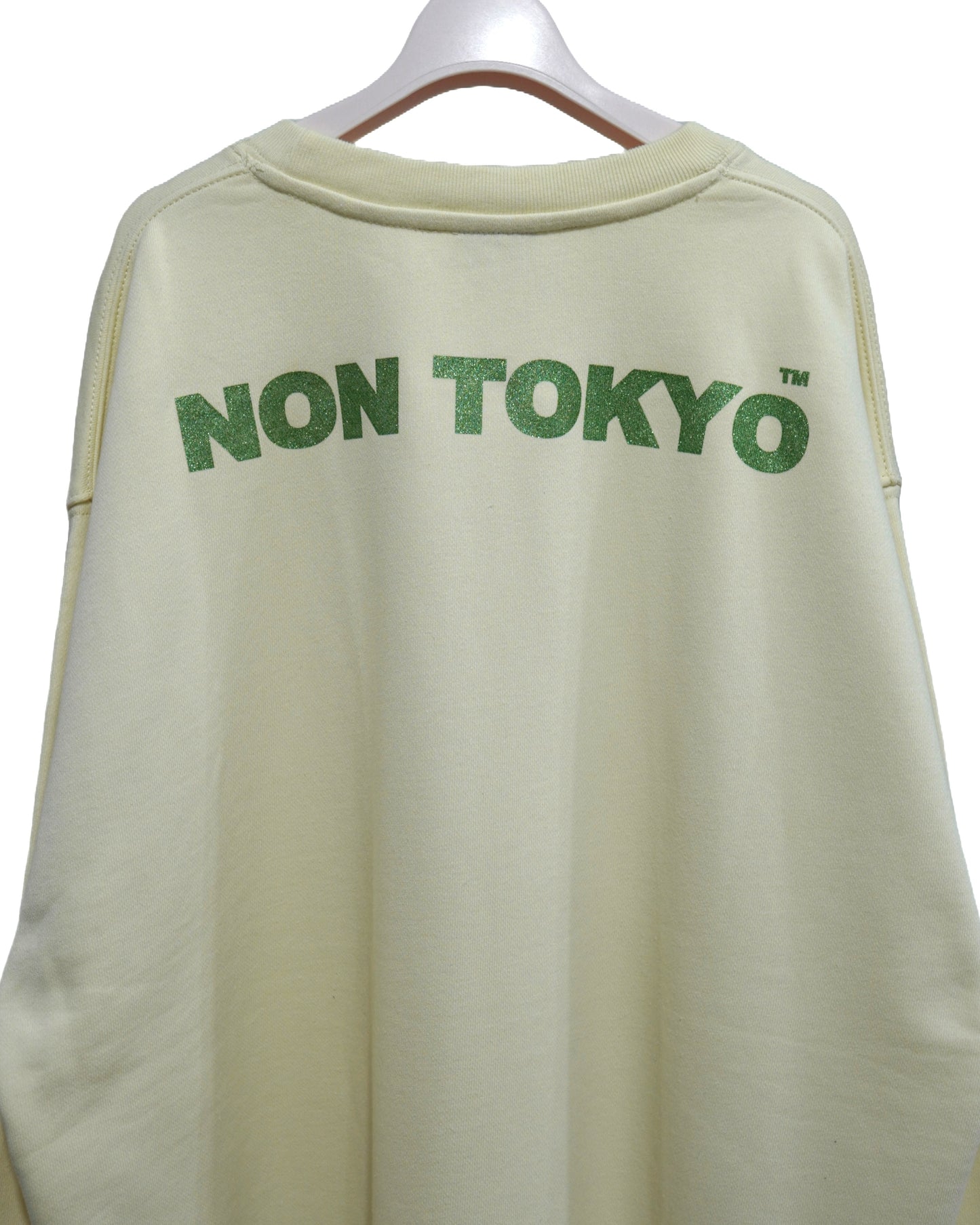NON TOKYO /  PRINT SWEAT (DRAWING FLOWER / IVORY) / 〈ノントーキョー〉プリントスウェット (ドローイングフラワー / アイボリー)