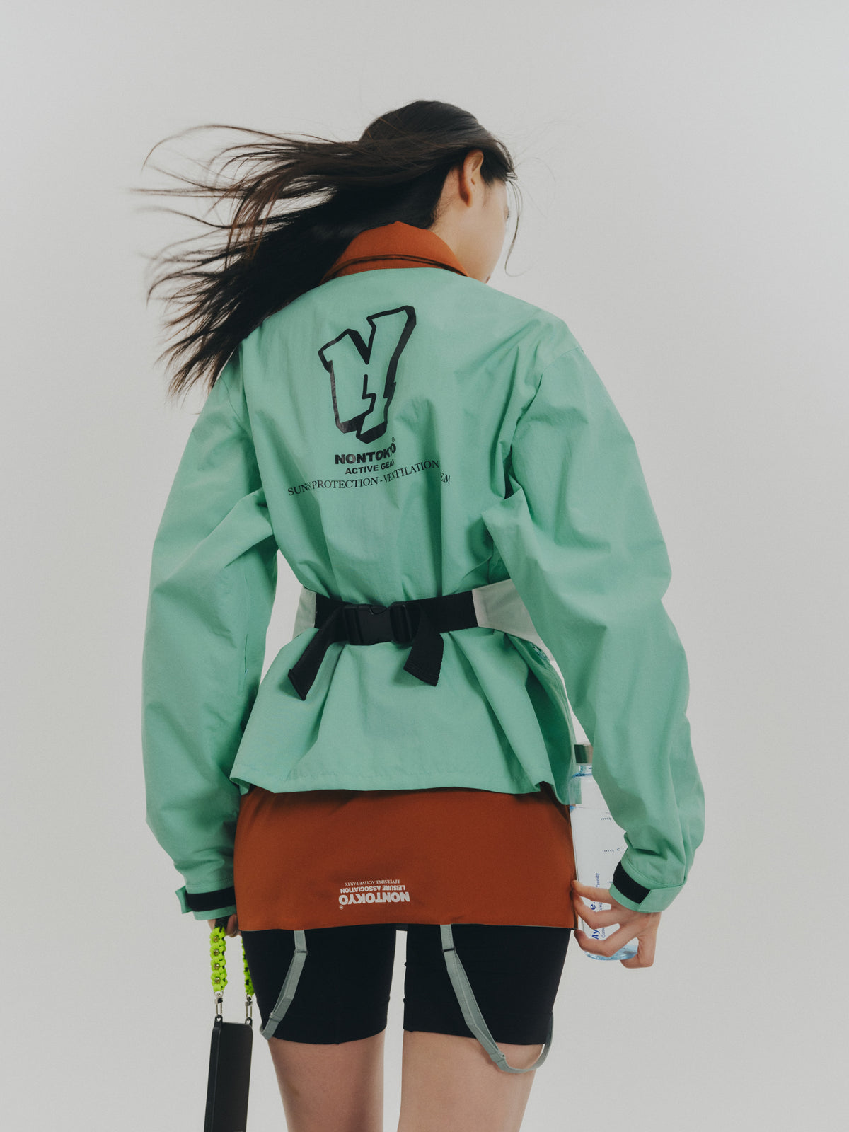 BI COLOR TECH BLOUSON (M.GREEN x BROWN)