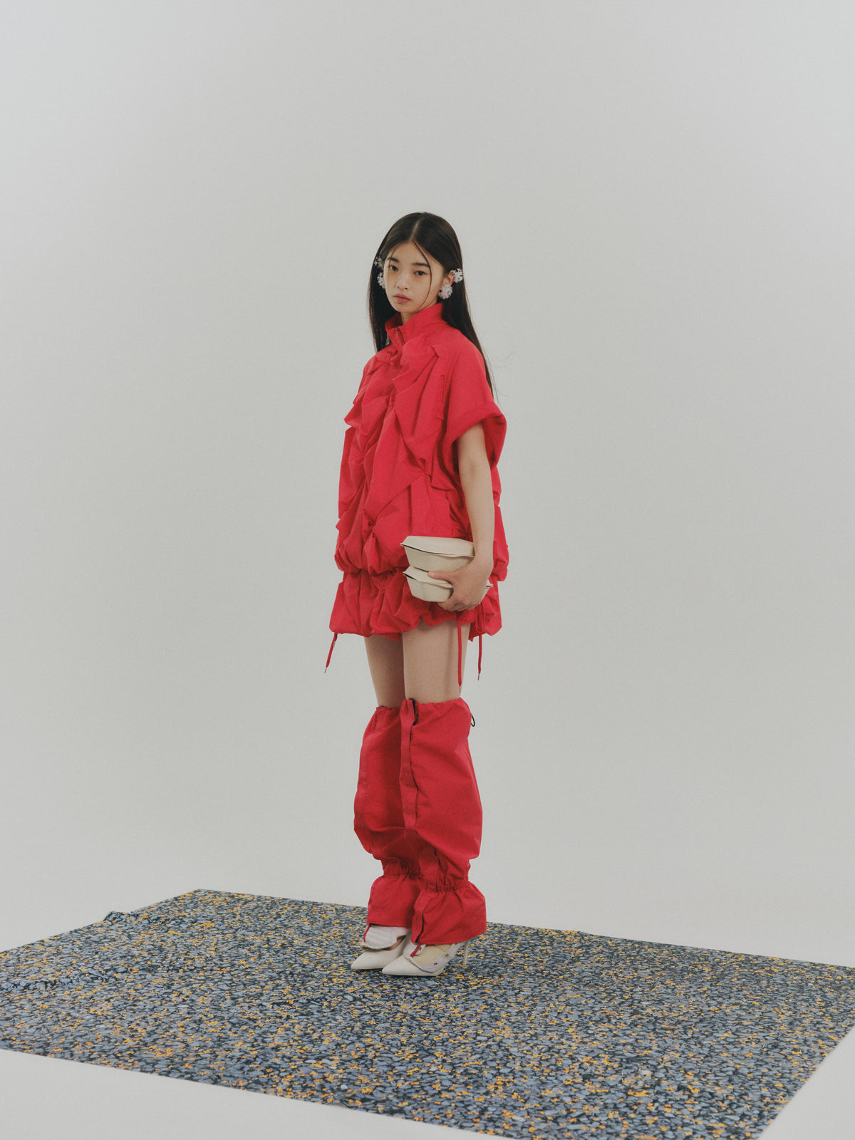 LONG BOOTS COVER (RED)
