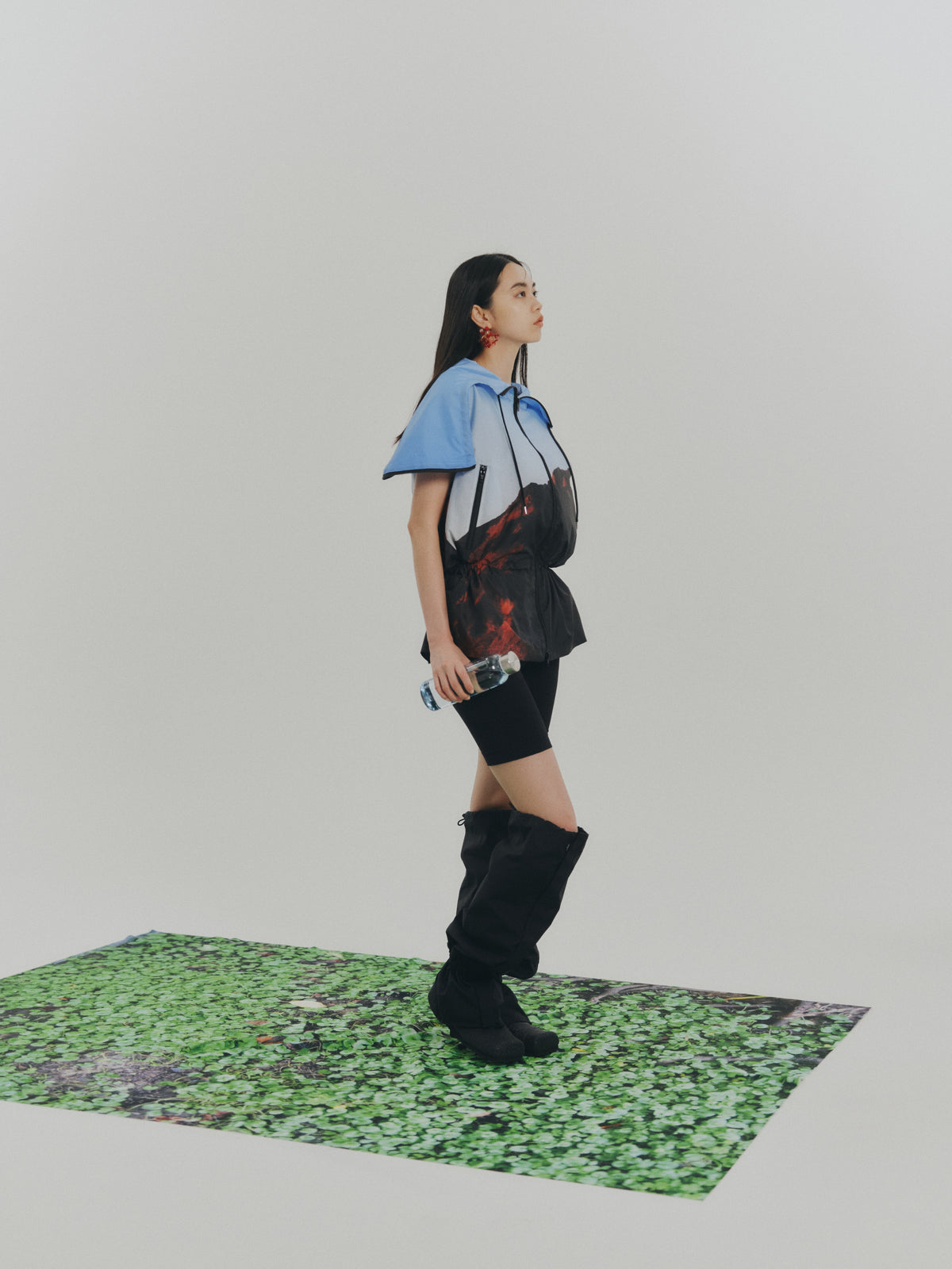 LONG BOOTS COVER (BLACK)
