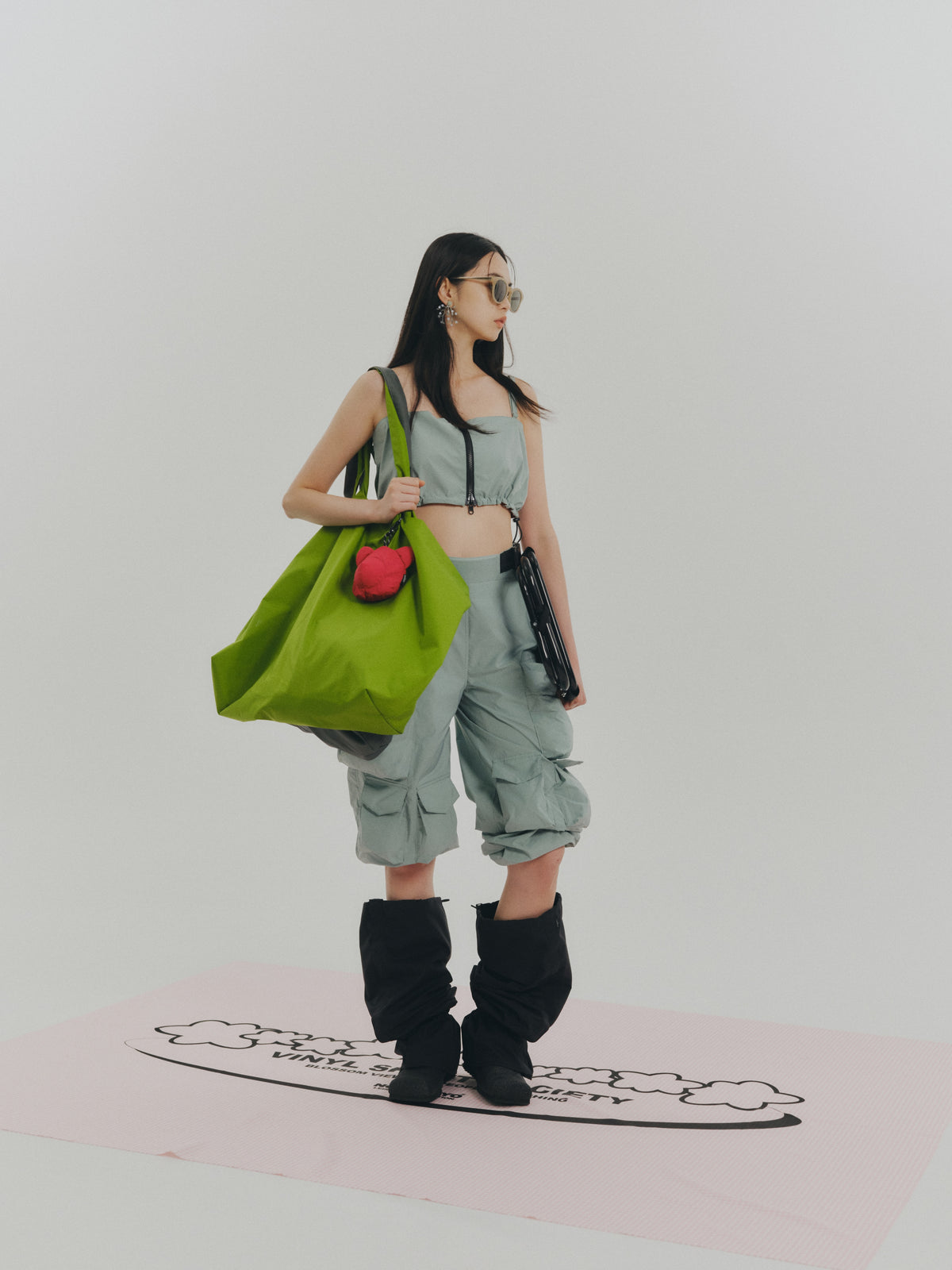 LONG BOOTS COVER (BLACK)