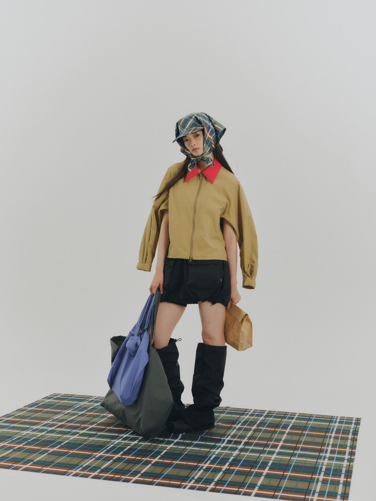 BEAR ECO BAG (BLUE)