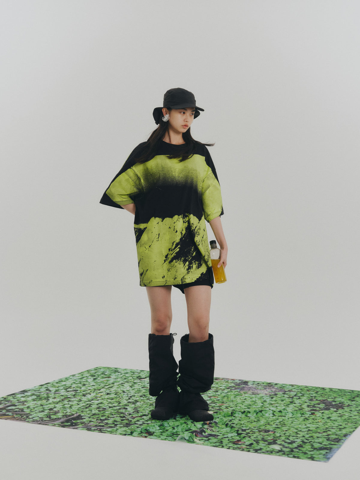 LONG BOOTS COVER (BLACK)