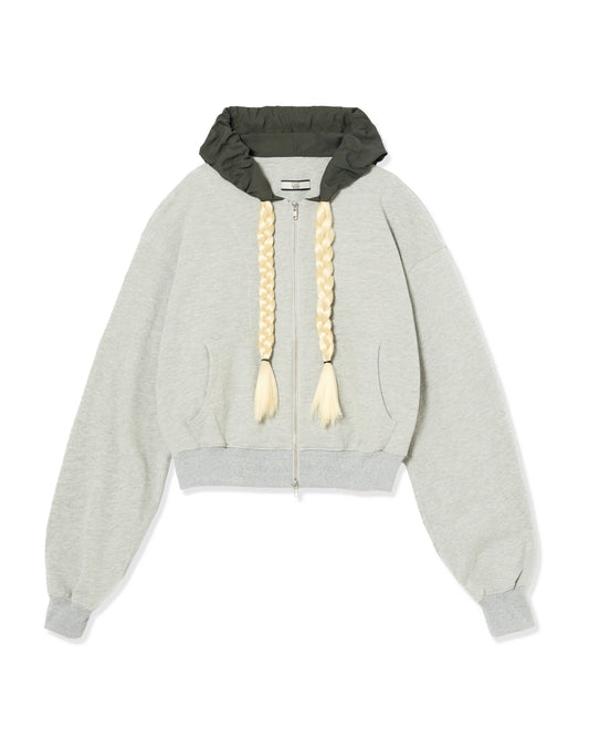 BRAIDS HOODIE (GRAY)