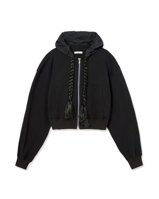 BRAIDS HOODIE (BLACK)