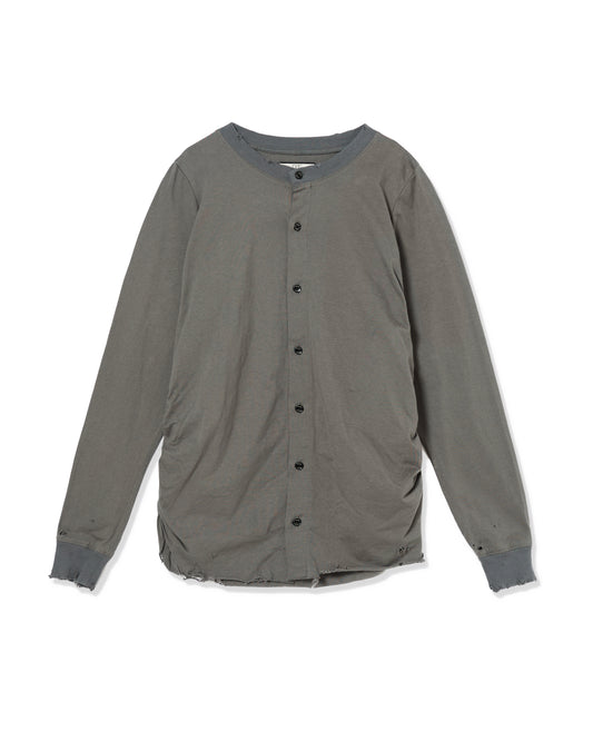 CRASH GATHER CARDIGAN (GRAY)