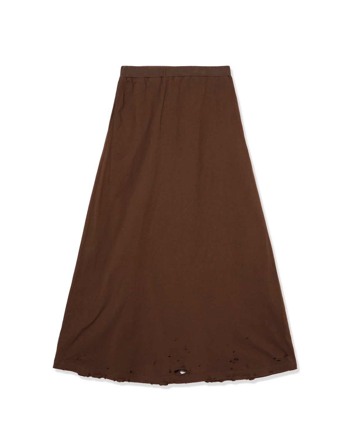 CRASH LONG SKIRT (BROWN)
