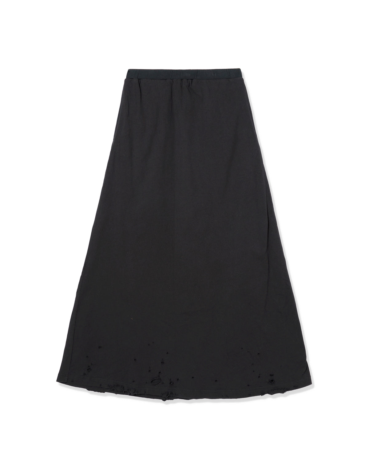 CRASH LONG SKIRT (BLACK)