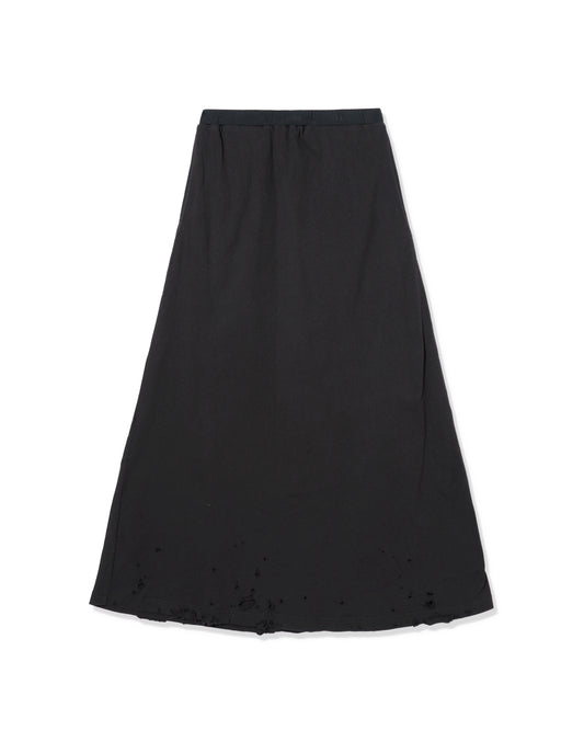 CRASH LONG SKIRT (BLACK)