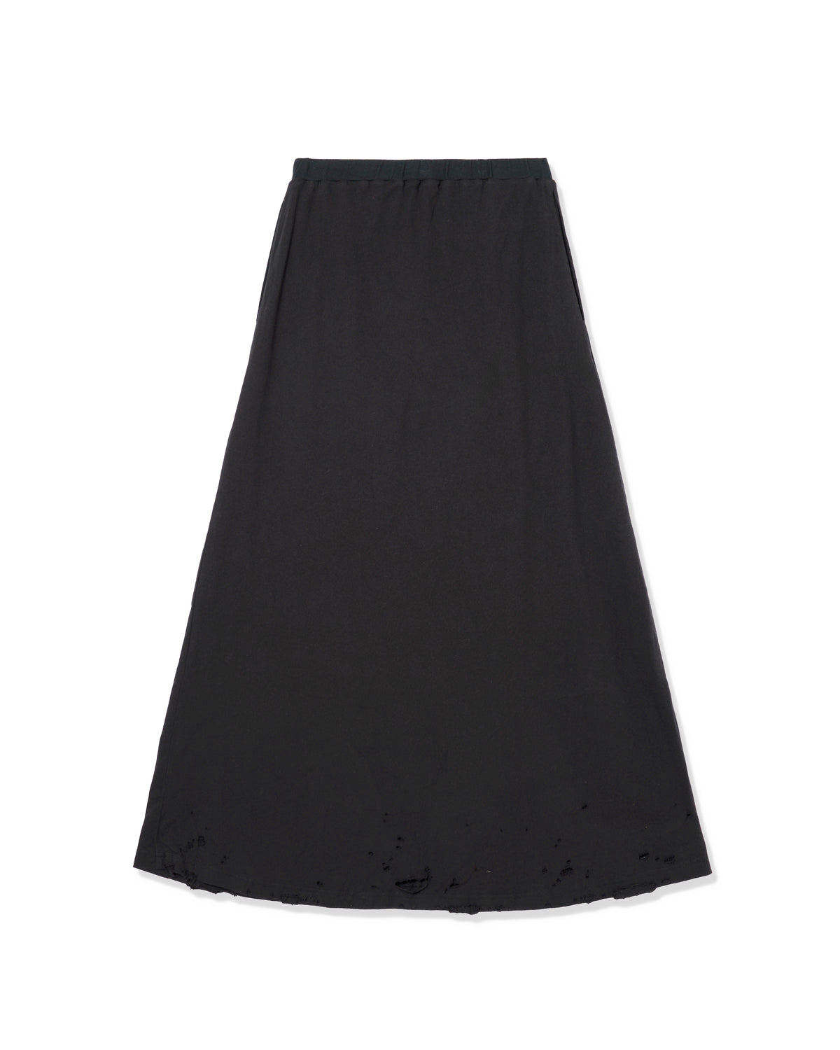 CRASH LONG SKIRT (BLACK)