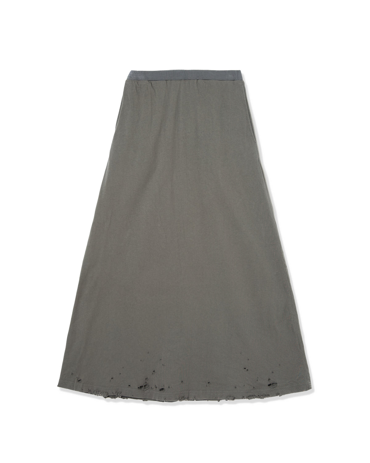 CRASH LONG SKIRT (GRAY)