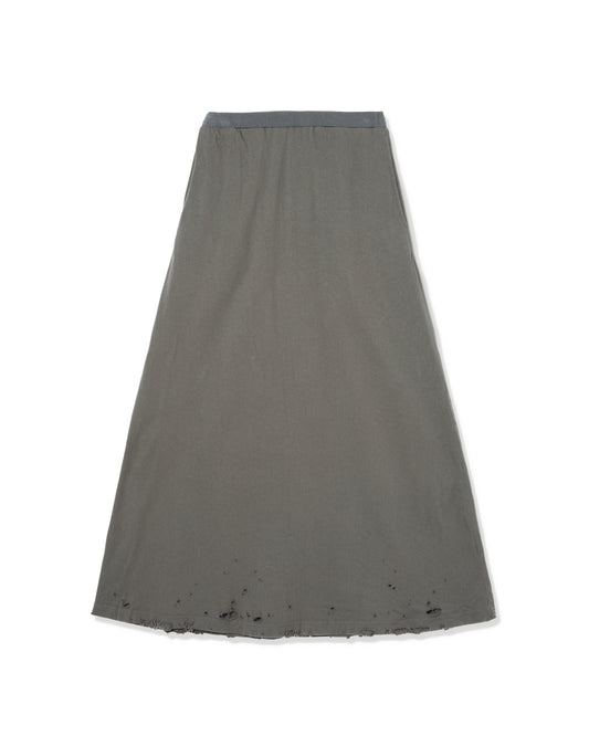 CRASH LONG SKIRT (GRAY)