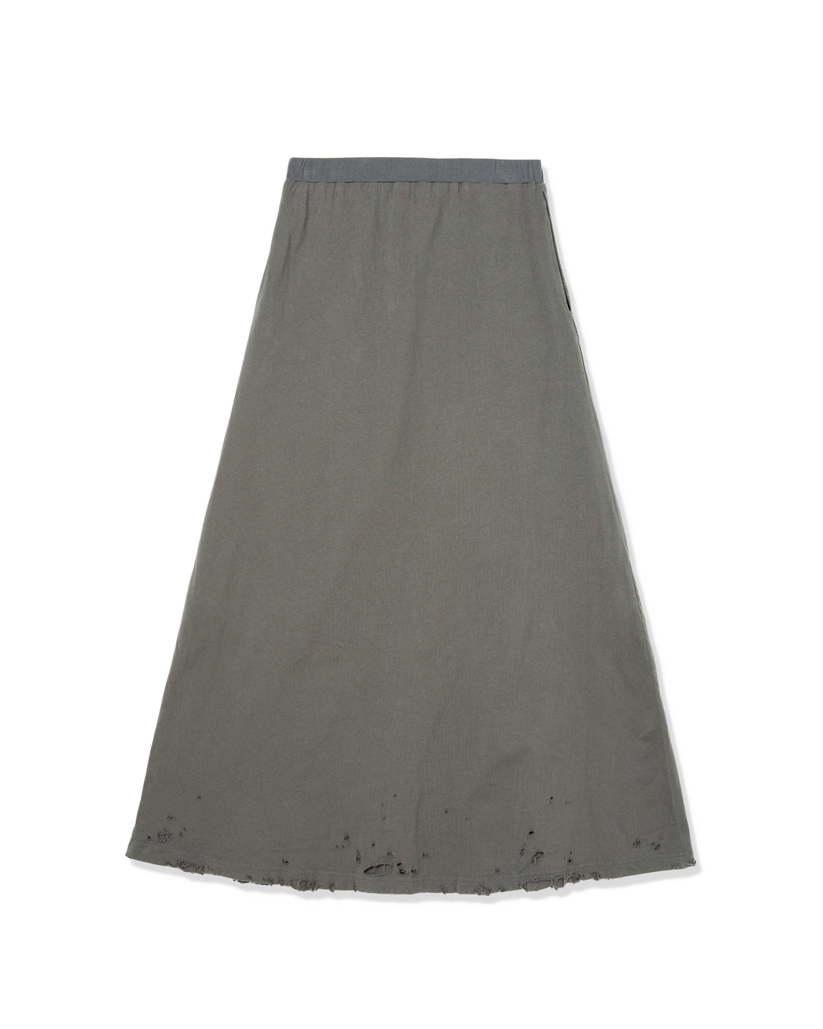 CRASH LONG SKIRT (GRAY)