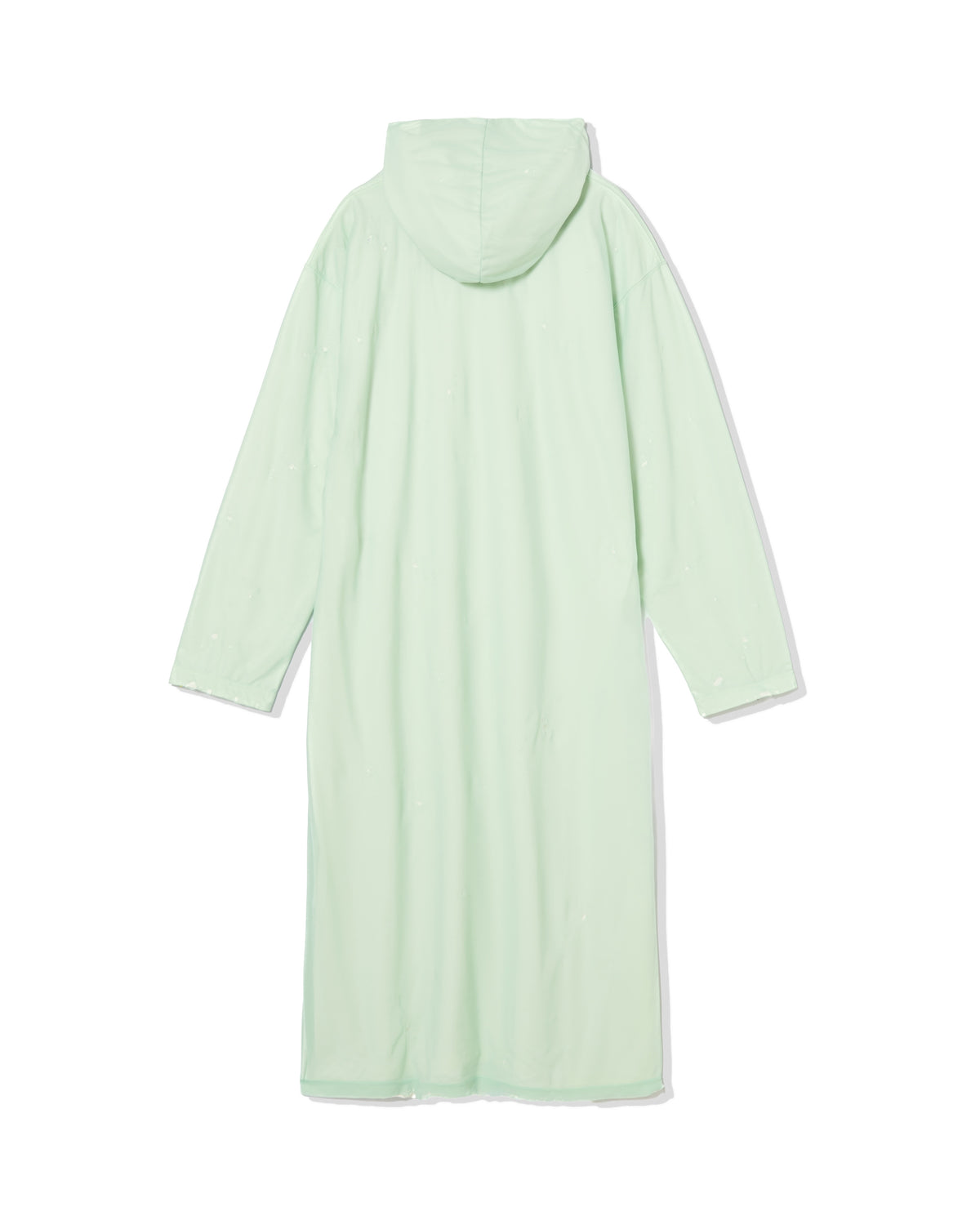 CRASH SHEER LAYER MAXI HOODIE (M.GREEN)