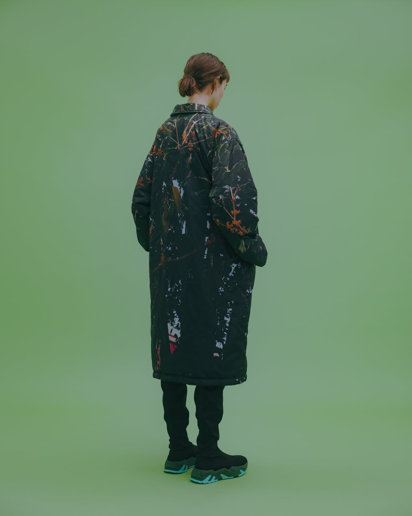 NON TOKYO / REVERSIBLE BATTING COAT (OSMANTHUS×M.GREEN)