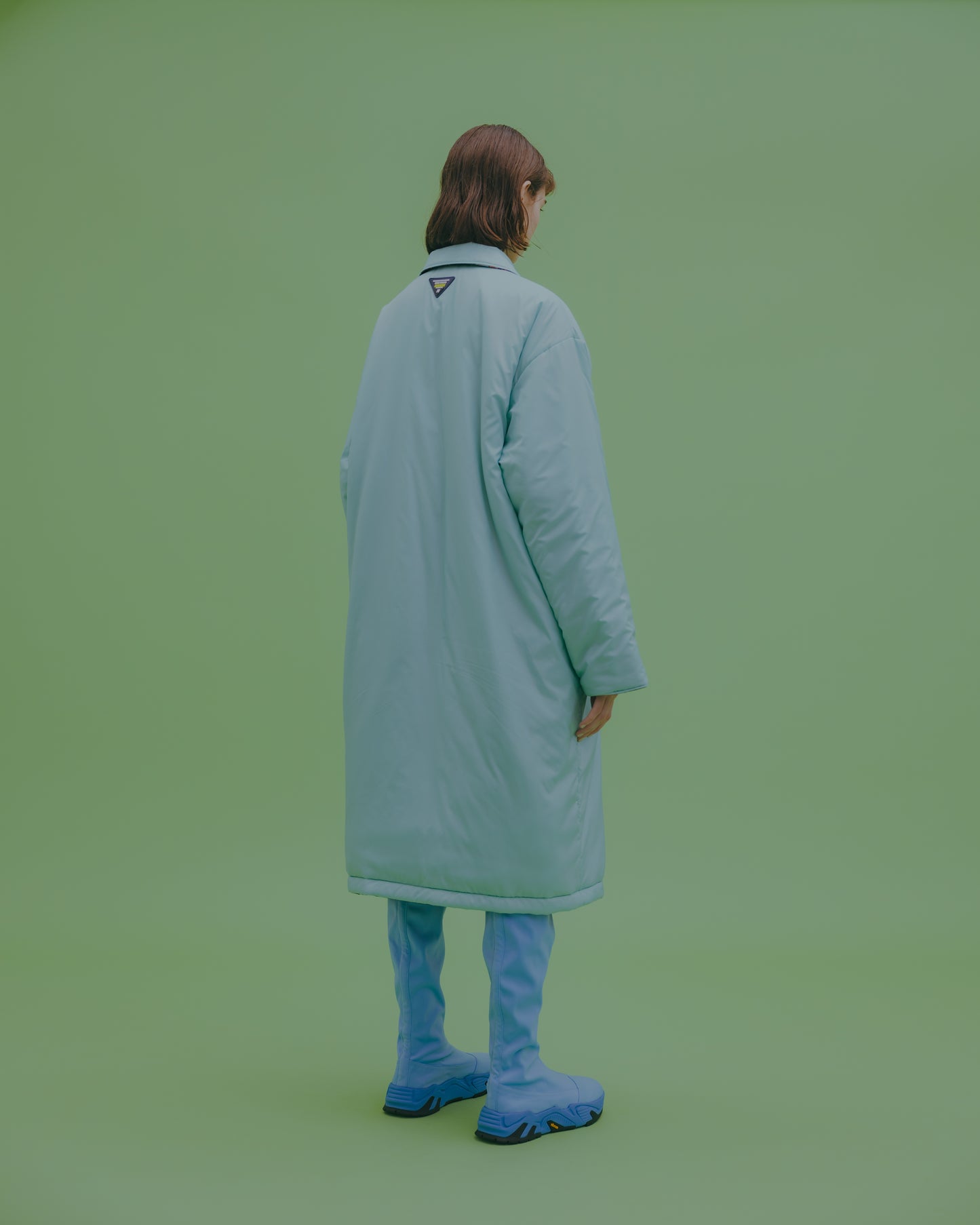 NON TOKYO / REVERSIBLE BATTING COAT (OSMANTHUS×M.GREEN)