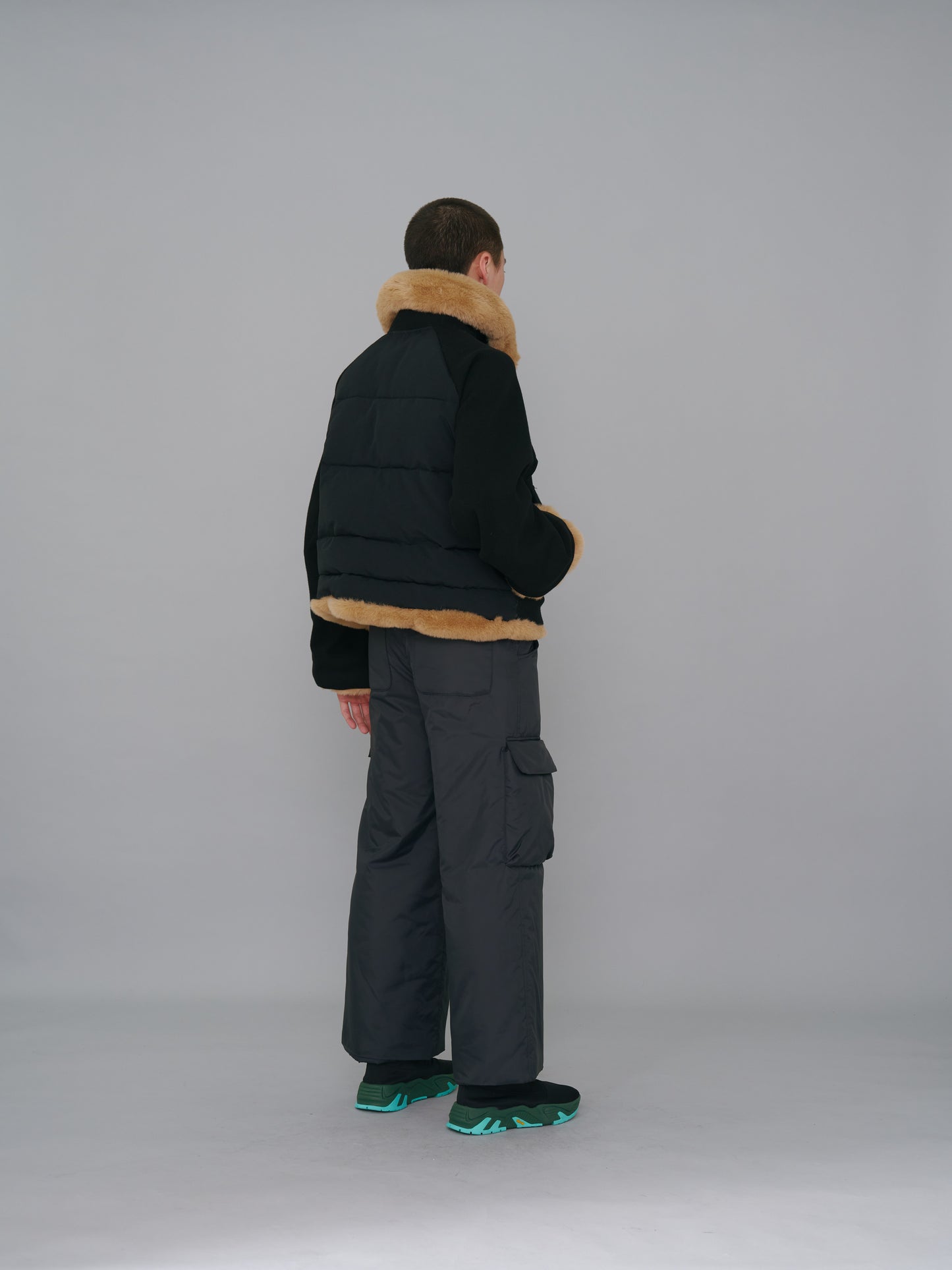 NON TOKYO / PADDED CARGO PANTS (BLACK)