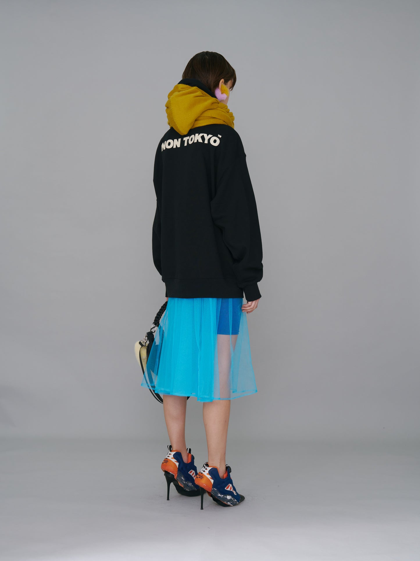 NON TOKYO / PRINT PULLOVER PARKA (SHEEP / BLACK)